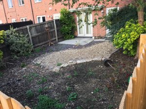 before garden makeover